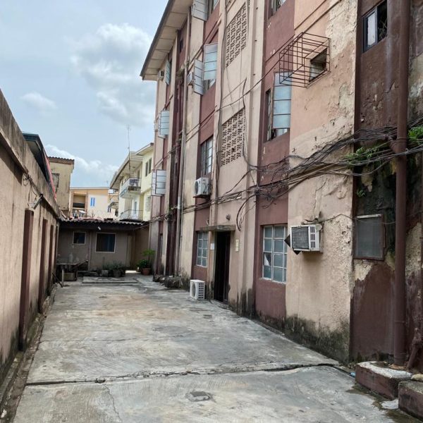 Old structure consisting of 8units of 3 bedroom flats